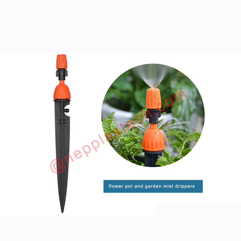 irrigatori a goccia regolabili per irrigazione da giardino e gocciolatori per alberi