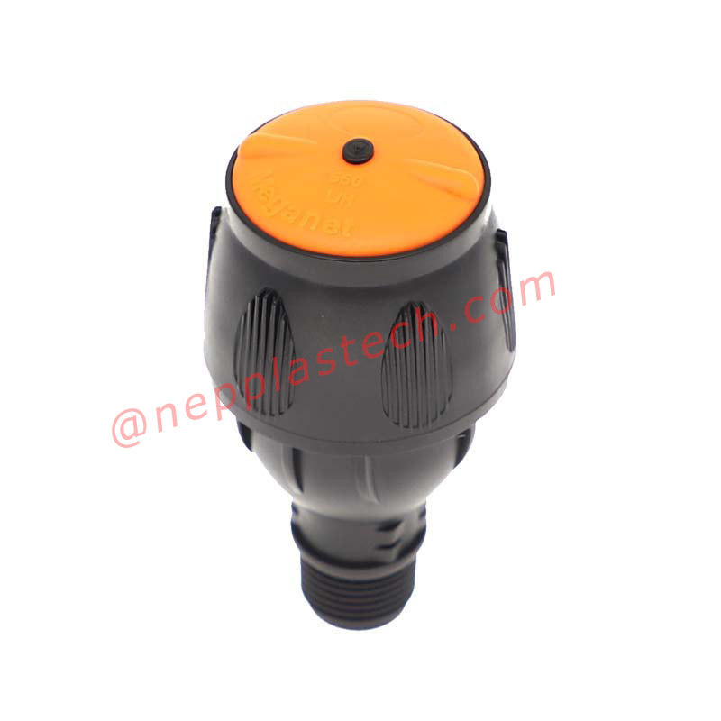 plastica 1\/2 pollice Irrigatore ad impulso per irrigazione del prato e irrigatori rotanti per irrigazione del giardino